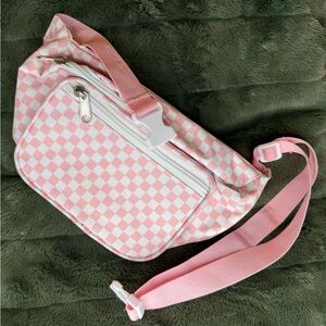Pink Checkered Fanny Pak